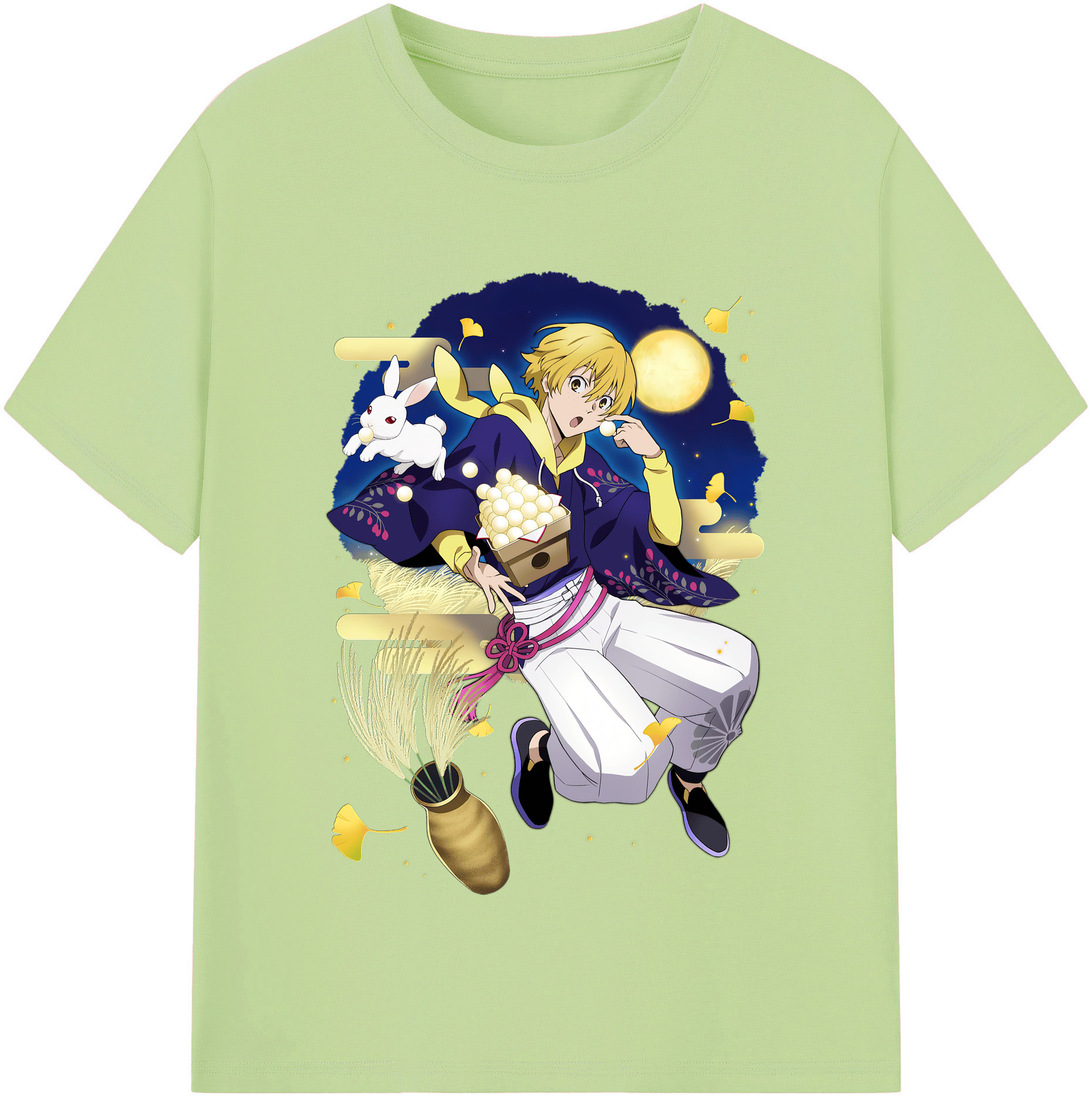 （画像用） 文豪ストレイドッグス Bungo Stray Dogs 綿100％半袖Tシャツ（フロントプリント）